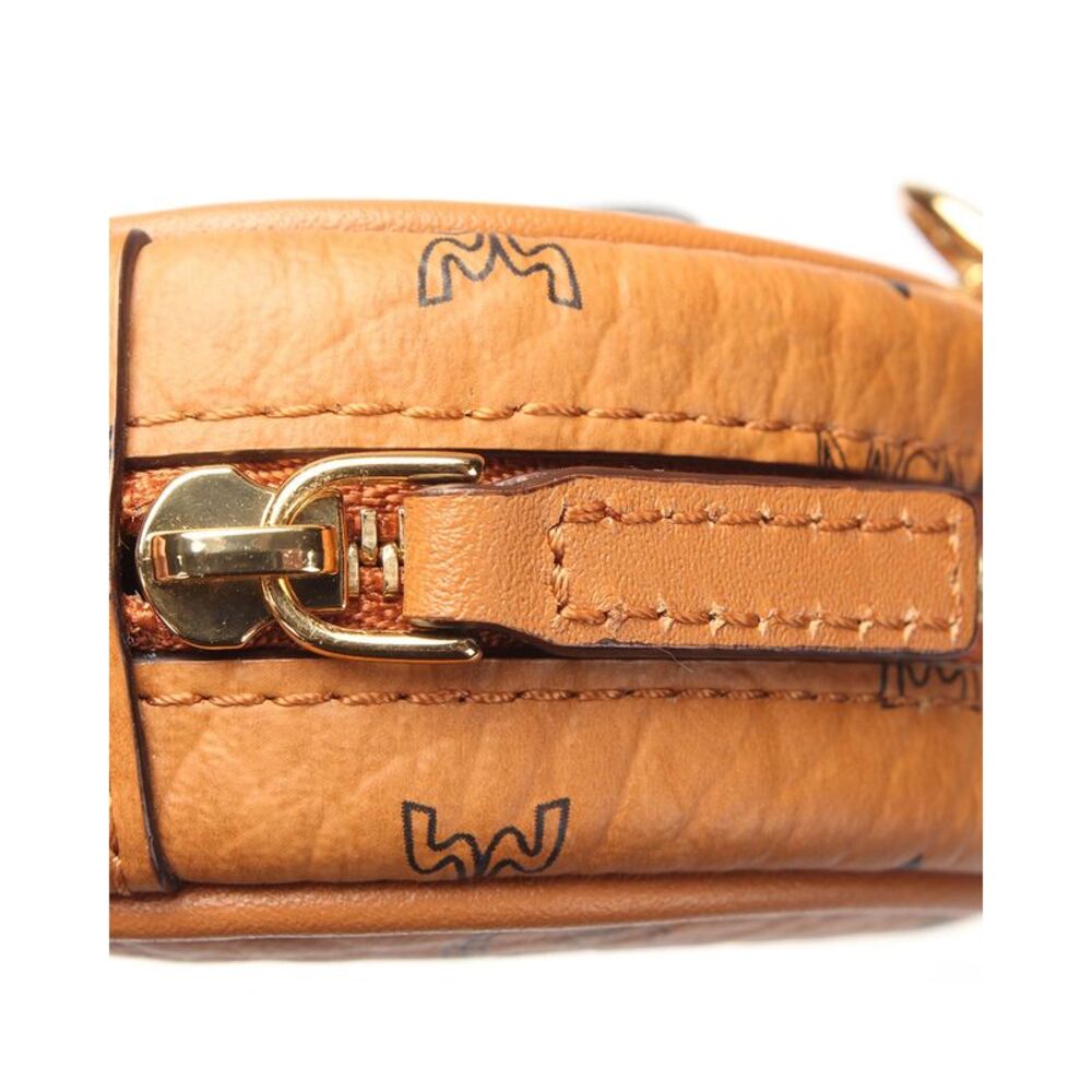 Pre Loved MCM  Patricia Visetos Coin Purse Cognac - Picture 6 of 8